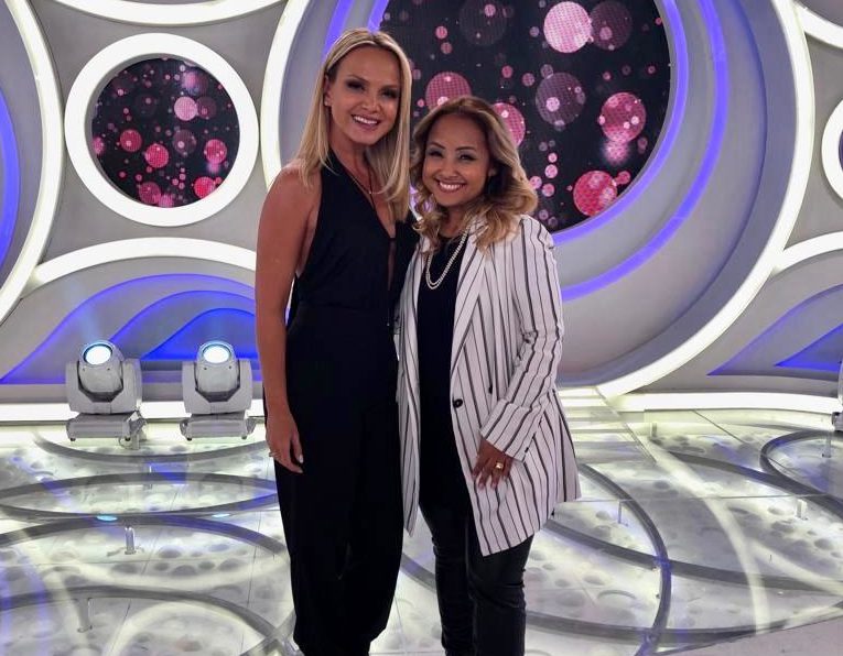 Bruna Karla grava com Eliana em programa especial