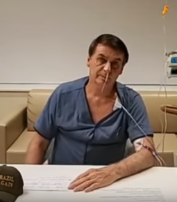 Bolsonaro faz live do hospital: “Agradeço a Deus em 1º lugar”