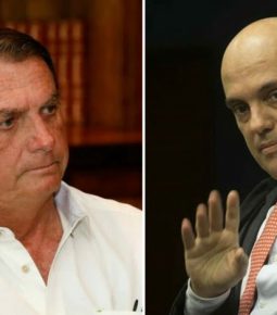 Bolsonaro entra com ação no STF contra Alexandre de Moraes